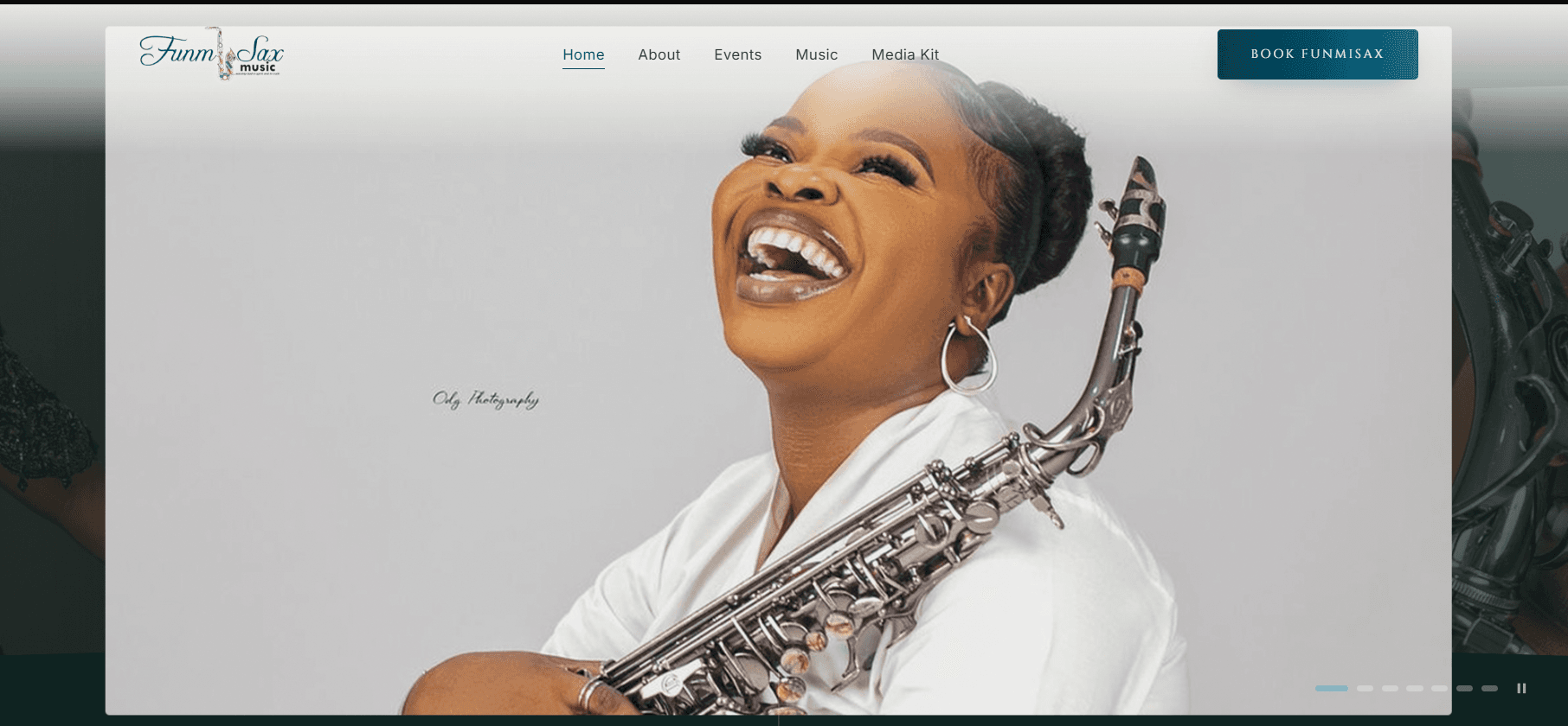 Funmisax — Gospel Saxophonist Website